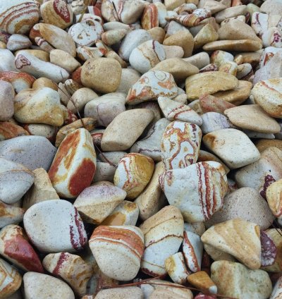 Tumbled Rainbow Pebble